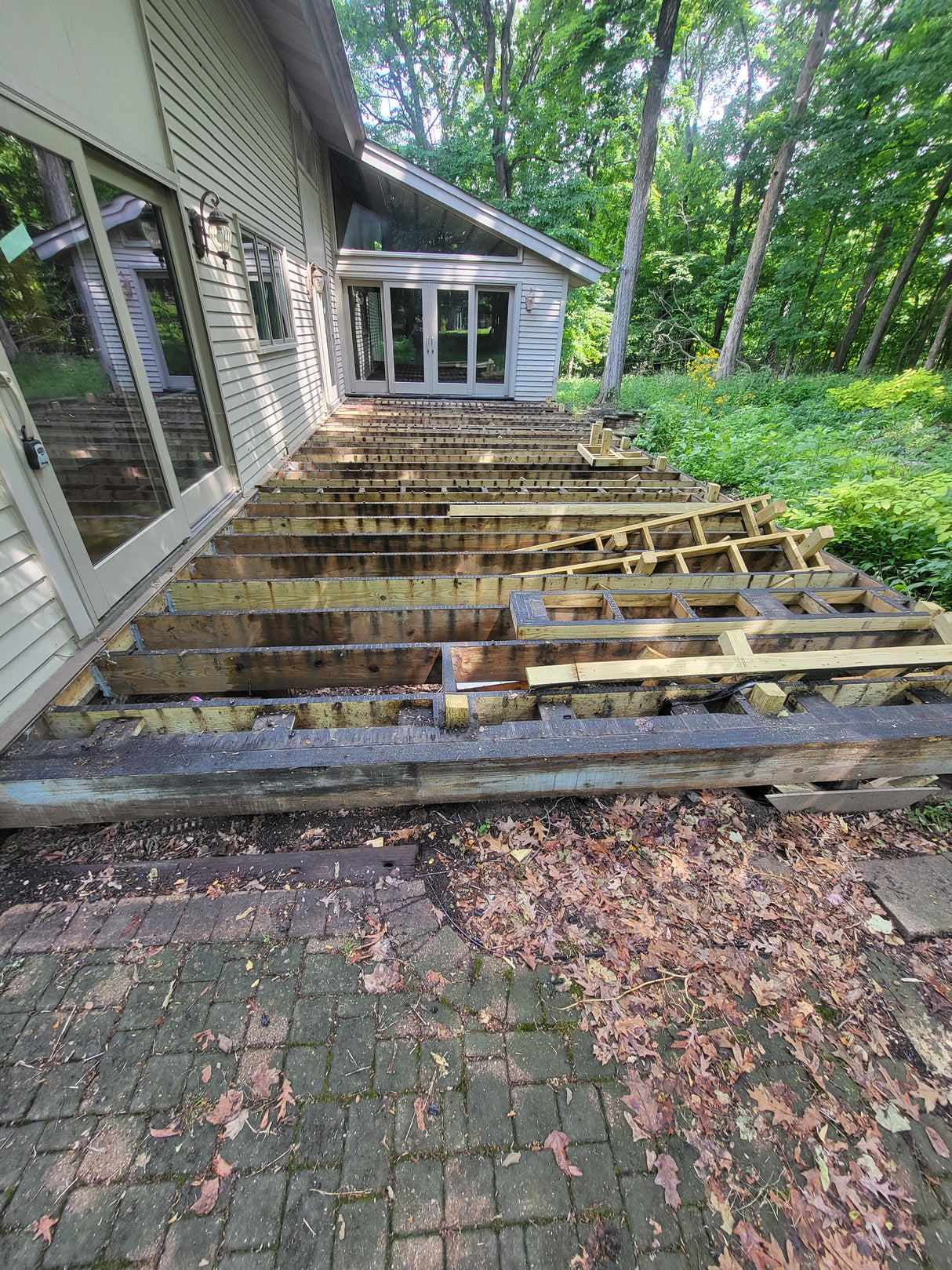 15' x 36' Deck structure Pressure treated w/butyl tape