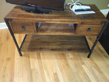Master bedroom TV stand