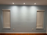 Modern Black Frame Windows with Custom Roller Shades – Bundle of 9