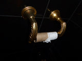 18" Fish Gold Towel Bar & T.P. Holder