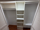 Custom Closet Organizer System with Shelving & Hanging Space
