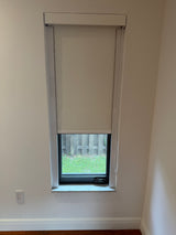 Modern Black Frame Windows with Custom Roller Shades – Bundle of 9