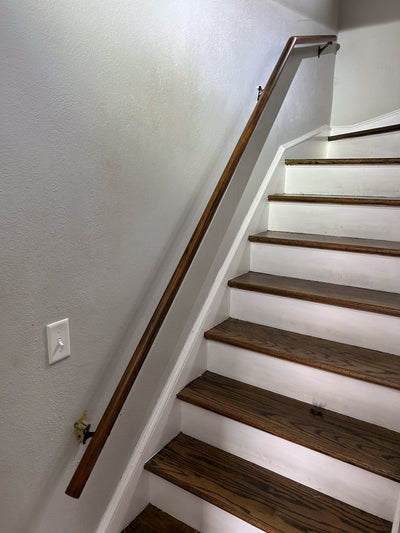 Oak Round Stair Railing